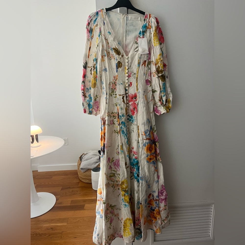 Zimmermann Floral Maxi Dress size 0